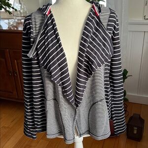 Tommy Hilfiger Womens Hooded Cardigan Sweater